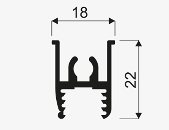 Horizontal top plate 10 Decor 1.70m 