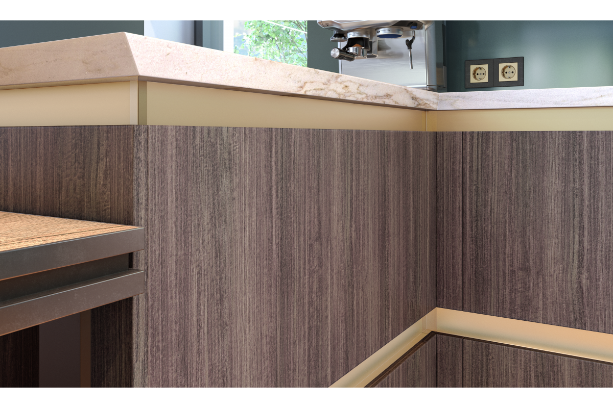 Внутренний угол для L профиля 