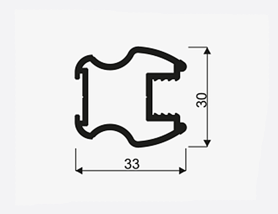 Handle Gemini-Decor 2.70m 