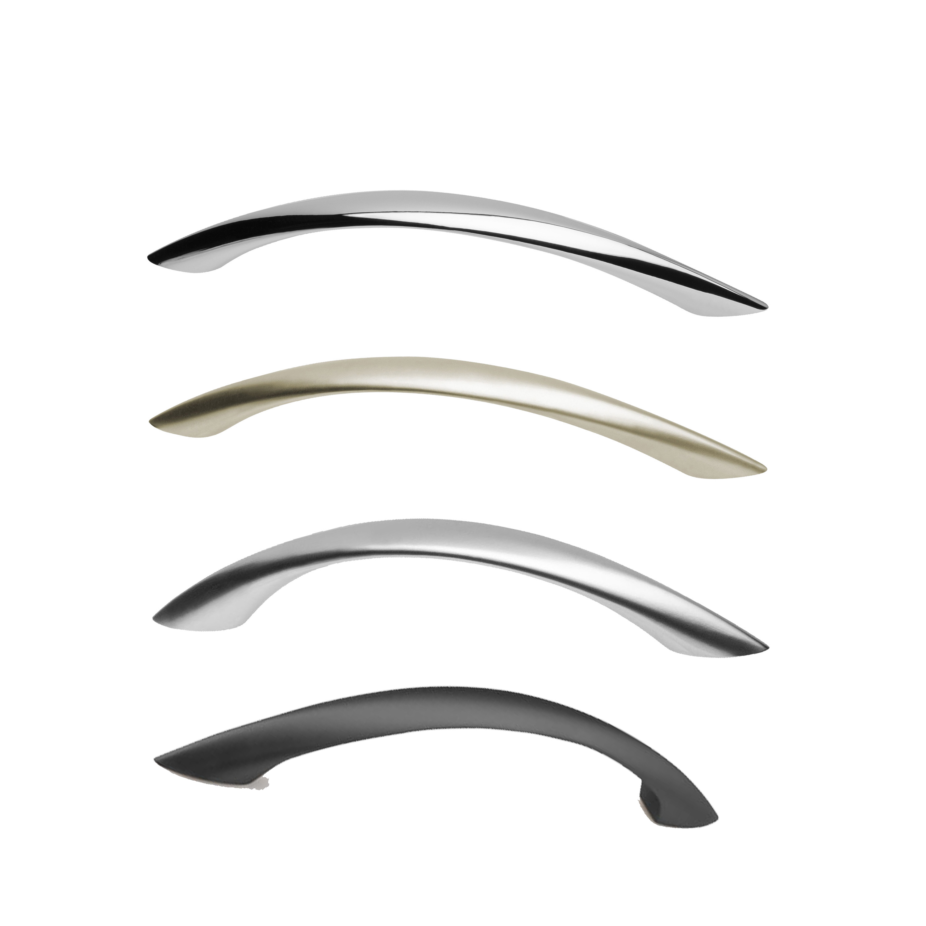 Handle UZ-01... chrom / aluminiumsateen/ gold